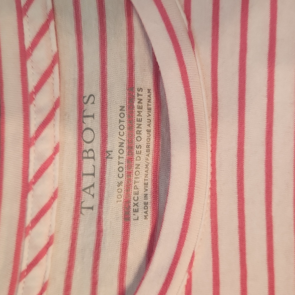 Talbots Striped Top - Picture 4 of 5
